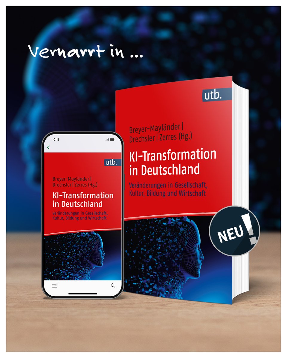 NEU! "KI-Transformation in Deutschland". Die Autoren beleuchten die Auswirkungen der #KI aus technologischer, wirtschaftlicher, rechtlicher und gesellschaftlicher Perspektive:
narr.de/ki-transformat…

#uvkverlag #vernarrtinwissen #Wirtschaft #Finanzen #Kultur #Bildung