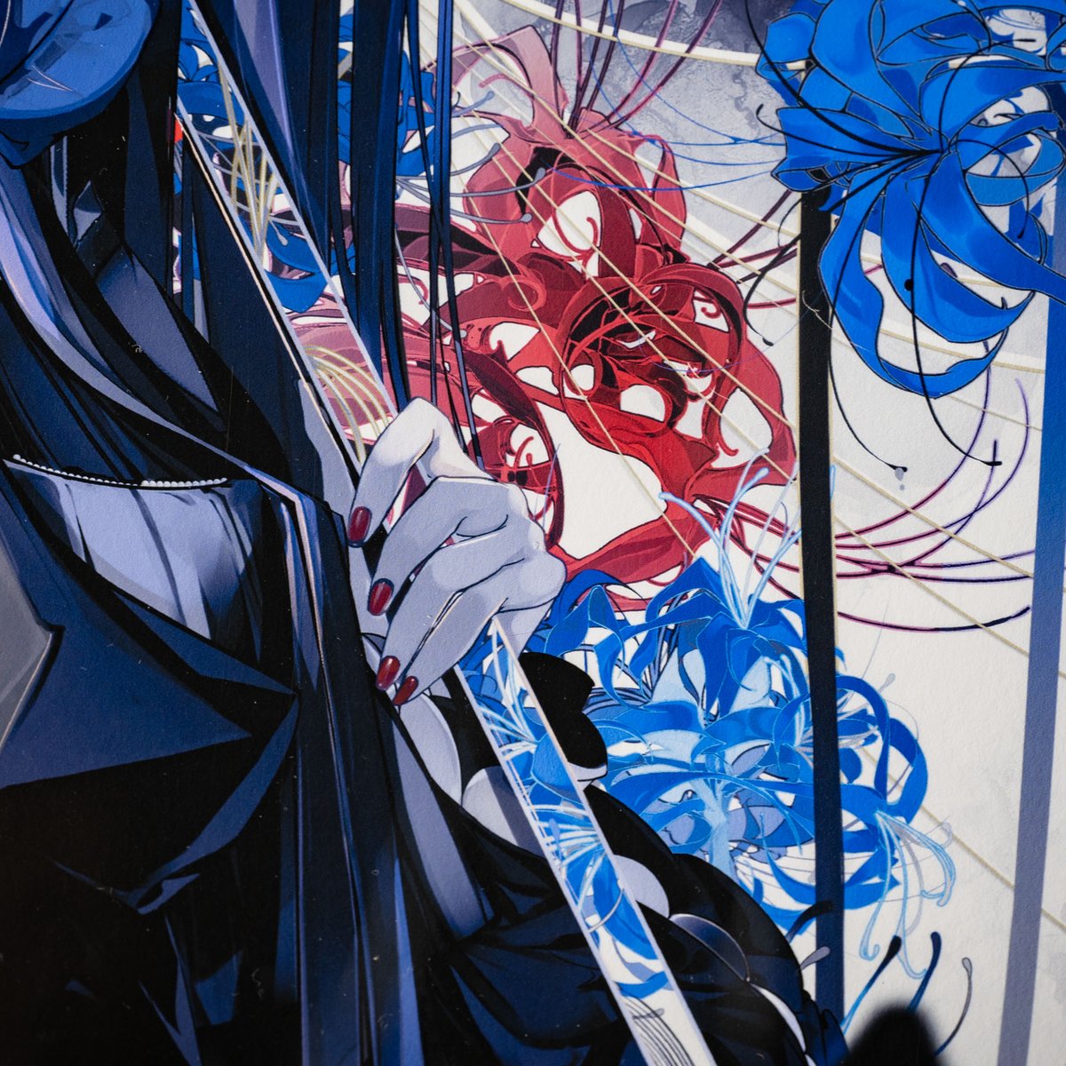 A3サイズ「神様のバロメーター」オリジナルイラスト原画 米室 (@yosk6000): 