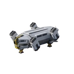 HYPER_WASP_Game's tweet image. Game Dev Log Working on a fast travel system— I want it to feel like a drop ship deploying the player.  options: 1. Fab’s drop ship 2. Kitbash3D’s ship  #gaming #scifi #UE5