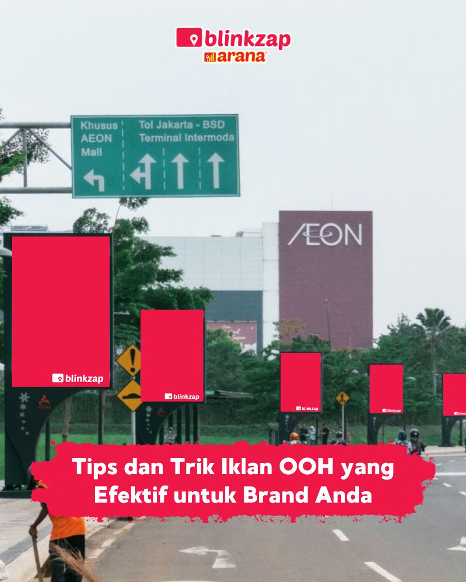 blinkzap's tweet image. Dalam dunia periklanan yang semakin kompetitif, iklan luar ruang (Out-of-Home atau OOH) tetap menjadi salah satu media penting yang membantu brand menjangkau konsumen di berbagai lokasi strategis.