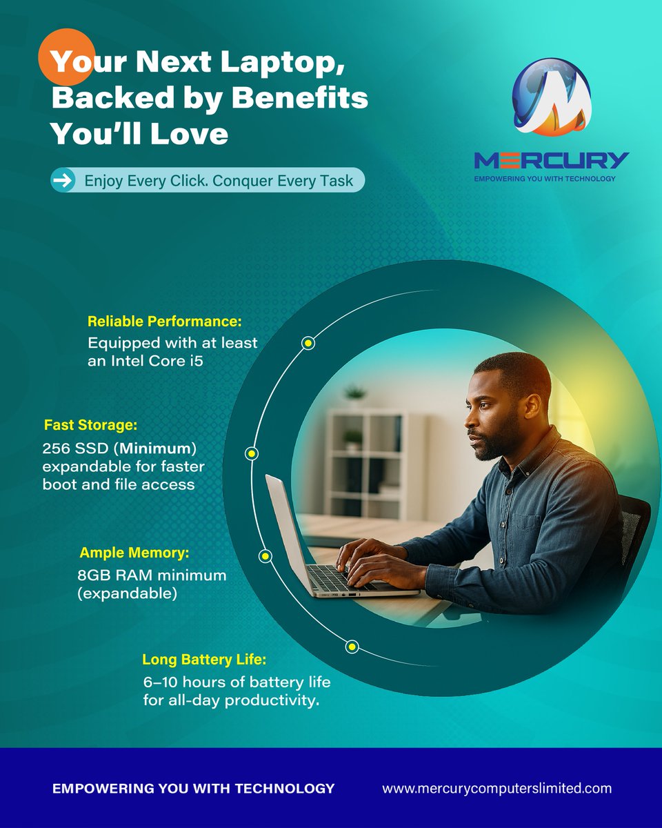 mercuryuganda's tweet image. Experience the ultimate fusion of speed, stamina, and strength. Whether you're working, gaming, or creating, Our machines (Laptops) keep up and keep going.

Contact Us; 
mercurycomputerslimited.com
wa.me/256778443985

#bestlaptops #longlastingbattery #fastspeed