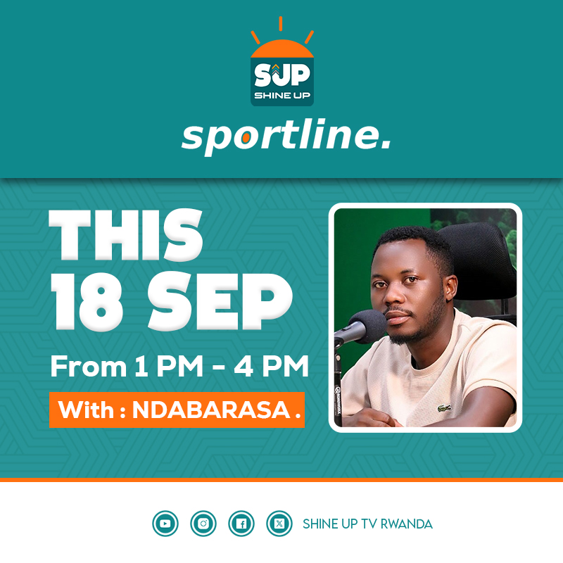 pacis_tv's tweet photo. Bakunzi ba #pacis_tv #shineuptv yatangiye kubagezaho ibiganiro byayo by'umwihariko ikiganiro cya sport #sportline ku isaha ya saa 13h00 . @kinyamateka @rba @RwandaMaria @ArchKigali @kibehosanctuary @FERWAFA @cyclingrwanda @ferwabaRW https://t.co/z9zQ1ZICPg