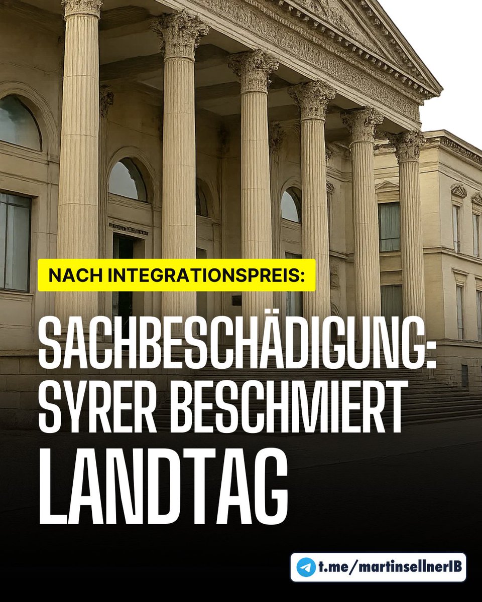Paradoxer Fall: Integrationspreisträger besudelt Landtag

🟥 Mohammad K., ein Syrer, der 2022 von Ministerpräsident Weil (SPD) für „gelungene Integration“ ausgezeichnet wurde, wurde Anfang dieses Monats vom Amtsgericht Hannover zu einer Geldstrafe in Höhe von 2.000 Euro