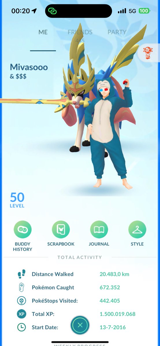 1.500.000 EXP 🥳 #PokemonGO