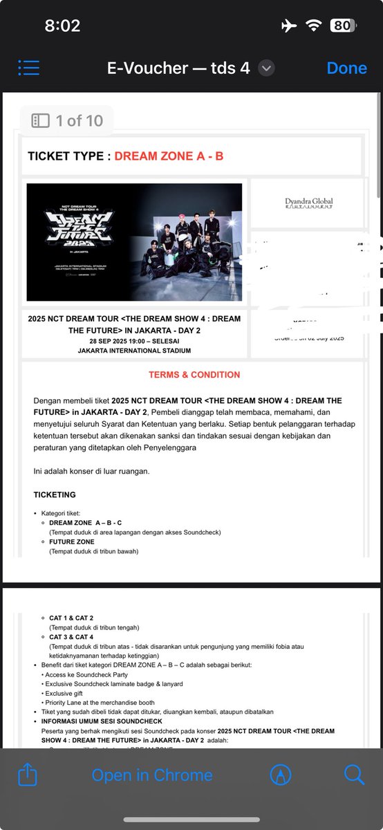 Ayo di beli gaiss :( 

Ini tiketku sendiri atas namaku bisa cod 

WTS TIKET TDS 4 DREAM A-B 

#TDS4inJakarta #thedreamshow4injakarta
#nctdream