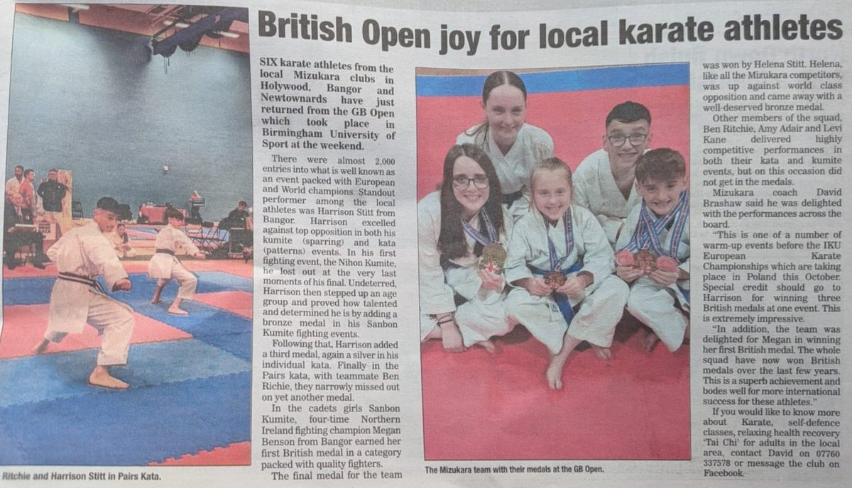 Medal winning Megan to represent NI in Poland.

Following her bronze medal win for NI at the GB Open Karate Championships in Birmingham, Megan (Yr. 11) will join the NI squad to compete in Szczecin, Poland in October. We wish her every success in her first European Championship.