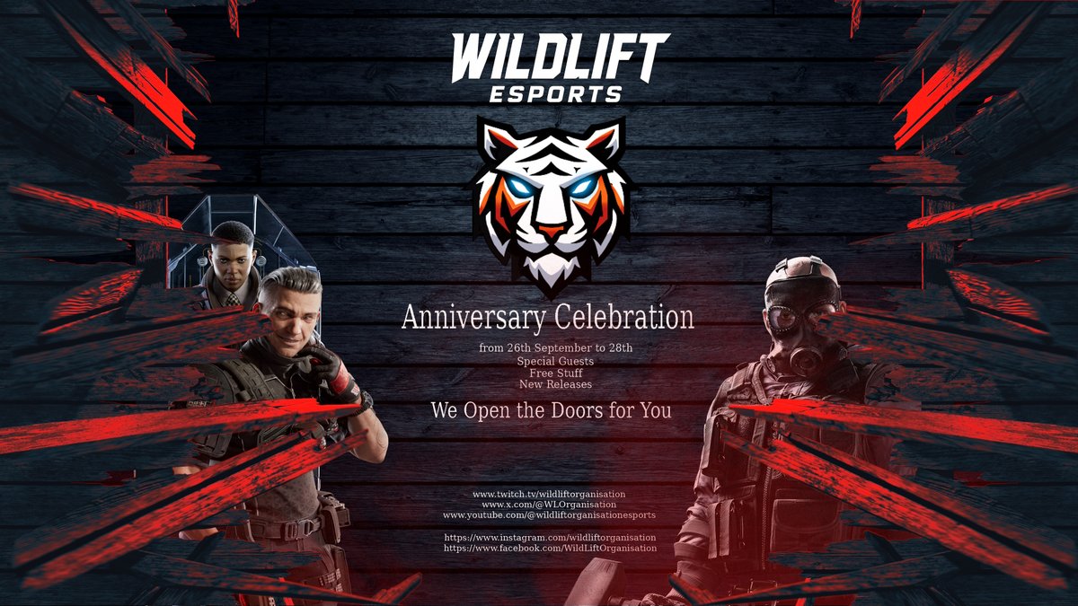 Stay ready on <a href="/WLOrganisation/">WildLift eSports</a> s Instagram acc will appear a great giveaway as well, well inform you here on the Official channel as well