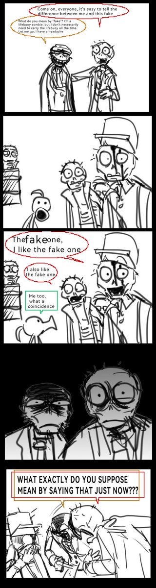 buyebuben's tweet image. 🪣：I&apos;m sorry, I don&apos;t like either of you

#pvz 
#pvzoc 
#PvZFanArt