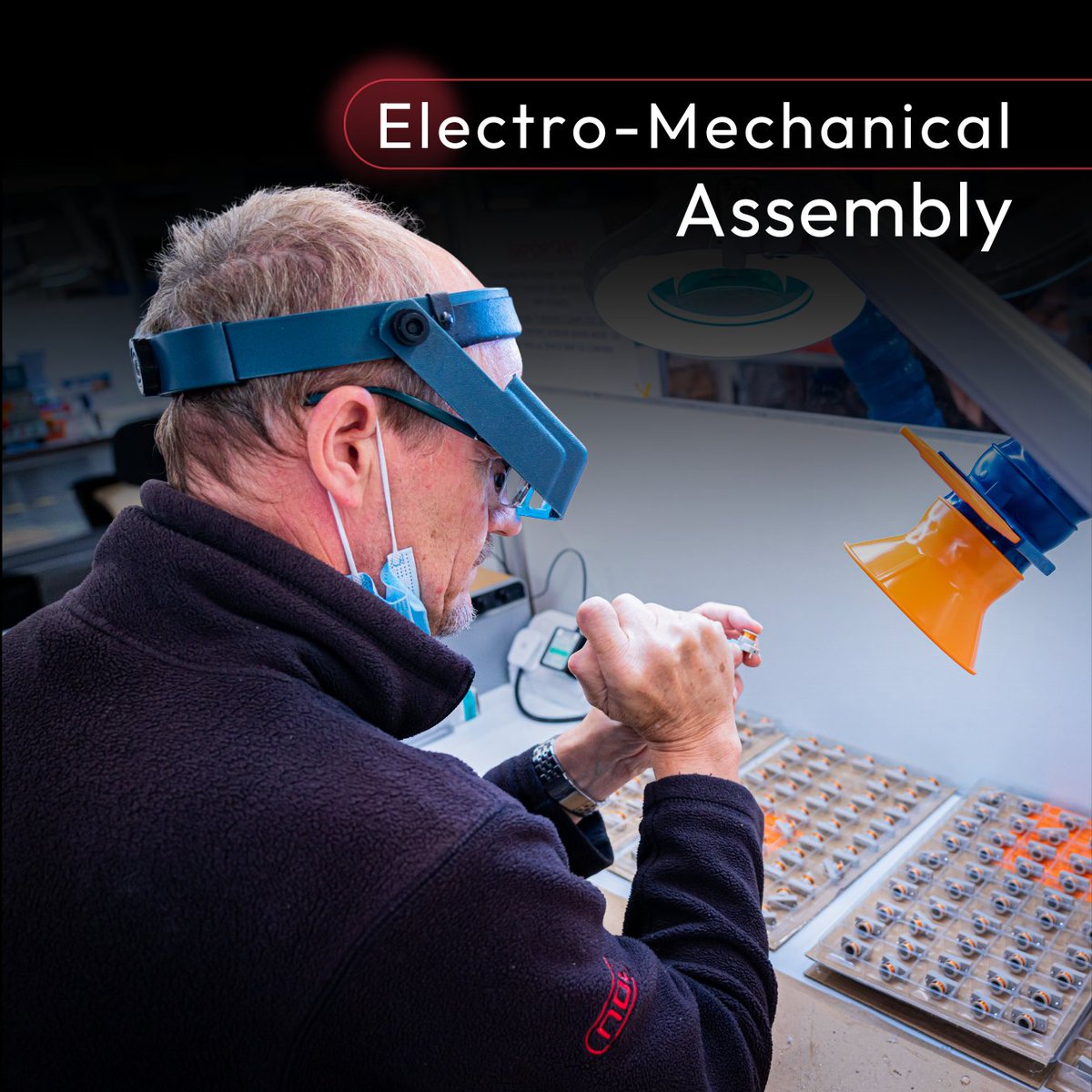 Looking to outsource assembly work?

We take your coils, transformers &amp; wound products &amp; combine them with PCBs &amp; housings to create assembled, ready-to-use units.

From assemblies that power magnetic systems to over-moulded solenoids, we save you time &amp; reduce handling.