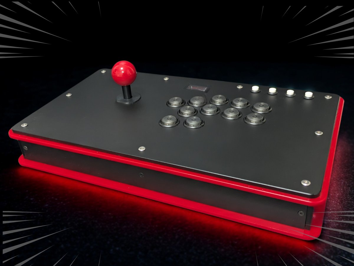 🌟＼VSLABから新型アケコンが登場間近／📷

開発中のプロトタイプが完成です！

🕹️もちろんボタンは霞軸搭載
🕹️マグネット式ワンタッチ開封
🕹️オール24mmボタン

価格はなんとか1万円台で販売したいところです
続報をお待ち下さい👀✨