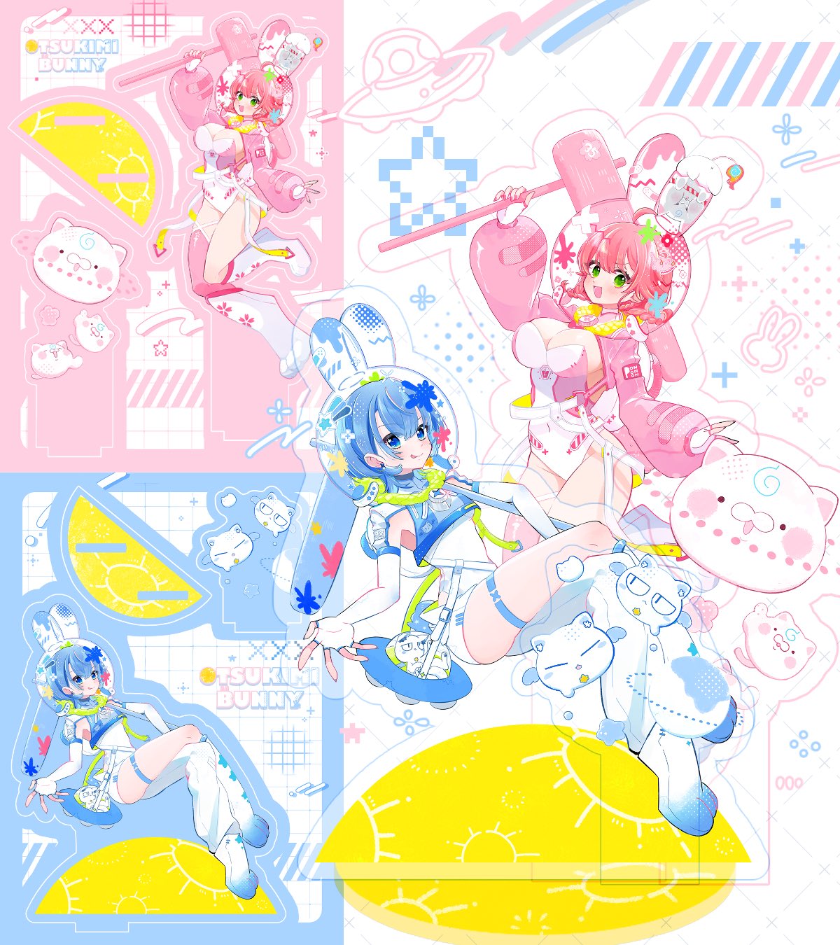 ♡イラストオーダー♡ 💕두근두근 문구점💕 많은 분들이 좋아해주고 계신 오타쿠 소녀