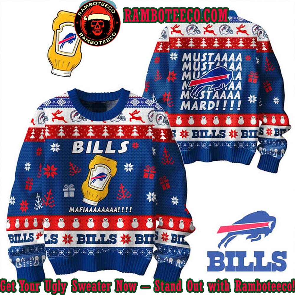 ramboteeco's tweet photo. Go “Bills Mafia” style this Christmas! 🎄 Rock the Buffalo Bills Mustard Ugly Sweater for holiday cheers &amp; game days. 👉 https://t.co/Klm4Ev0kmk
#BuffaloBills #BillsMafia #GoBills https://t.co/73h02Pt0CS