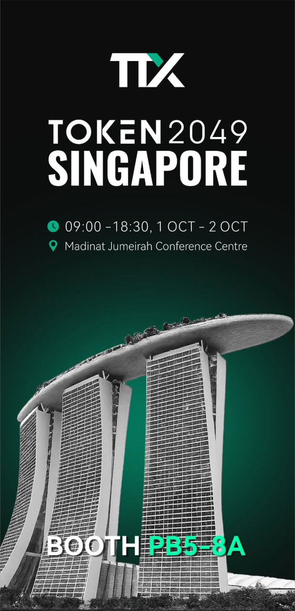 TT Exchange akan hadir di TOKEN2049 Singapura!
Sebuah acara blockchain global yang mempertemukan proyek-proyek dan lembaga investasi terkemuka.
📍 Waktu: 1-2 Oktober, pukul 09.00-18.30
📍 Lokasi: Pusat Konferensi Madinat Jumeirah
📍 Nomor Stan: PB5-8A
t.me/tantincommunity