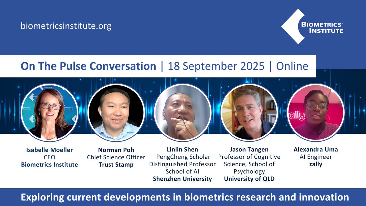 Our recent On The Pulse Conversation, brought together a diverse group of academic and industry experts to explore the latest developments in biometrics. Presentations from researchers at <a href="/UQ_News/">UQ News</a> and <a href="/ShenzhenUni/">Shenzhen University</a>, as well as Institute members <a href="/truststamp/">Trust Stamp</a> and