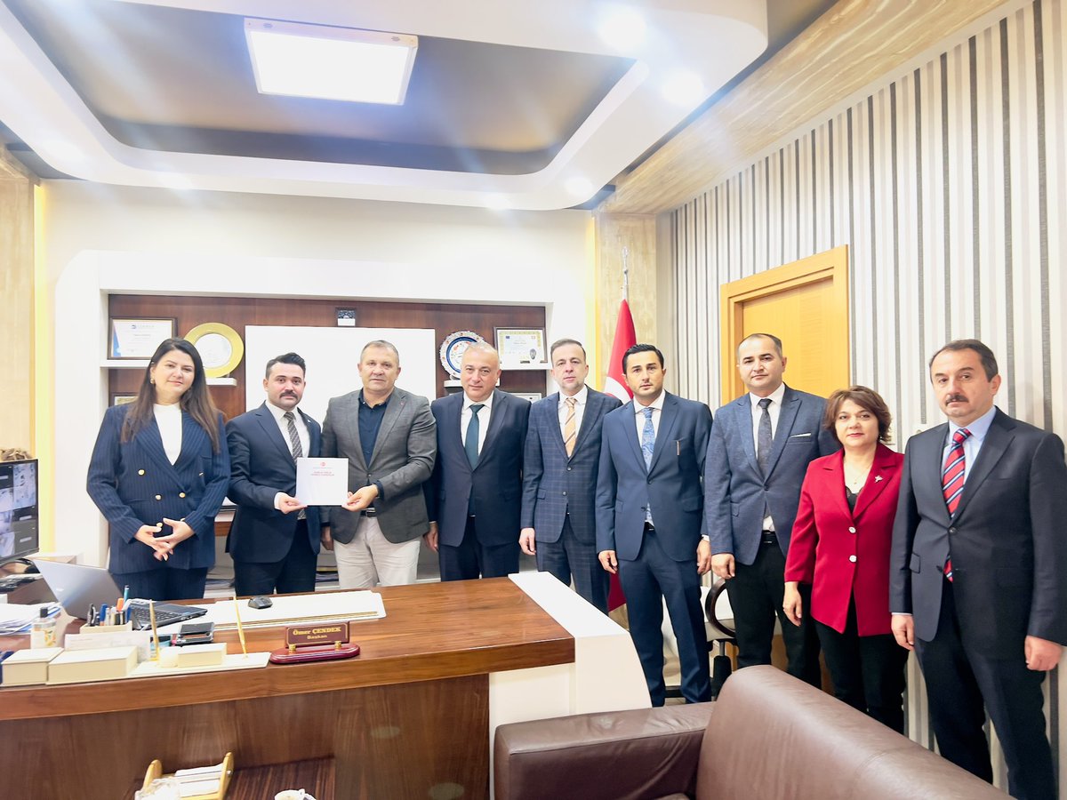 Çankırı MHP Milletvekili Doç. Dr. Pelin Yılık ,MHP MDK Başkanvekili Dr Ahmet Korhan Mastı, MHP Kadın Kolları Başkanı Hicran Ekerbiçer ,MHP İl Başkanı Fatih Kaya, MYK üyesi Ahmet Karagöz, MYK üyesi Çağatay Yıldız ve Yönetim Kurulunun Birlik Başkanlığımıza yapmış oldukları ziyaret