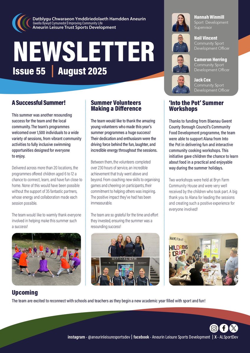 Aneurin Leisure Sports Development tweet media