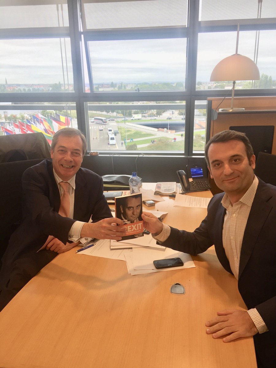 🇫🇷

Les Britanniques plébiscitent #Farage, l'homme du #Brexit  (il sera leur prochain premier ministre !)

✅Nous, #LesPatriotes et Florian #Philippot, partageons entièrement ses convictions souverainistes 🎯💯

🇬🇧BREXIT is ok
🇫🇷FREXIT maintenant !✊

💙🤍❤️