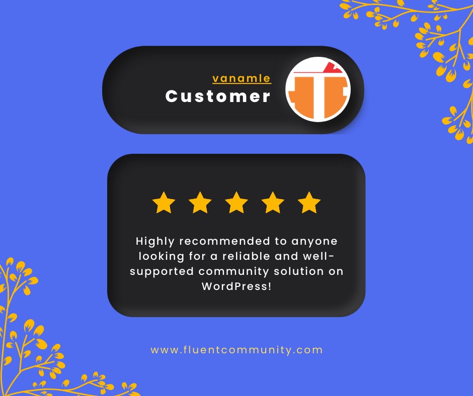 FluentCommunity's tweet image. Our goal was simple: build a community platform that empowers WordPress site owners. 💡

That’s why we built FluentCommunity:
✨ Easy to Use
⚡ Engagement-Focused
🚀 Always Improving

Your kind words keep us on track. THANK YOU! 🫶
#WordPressCommunity #FluentCommunity
