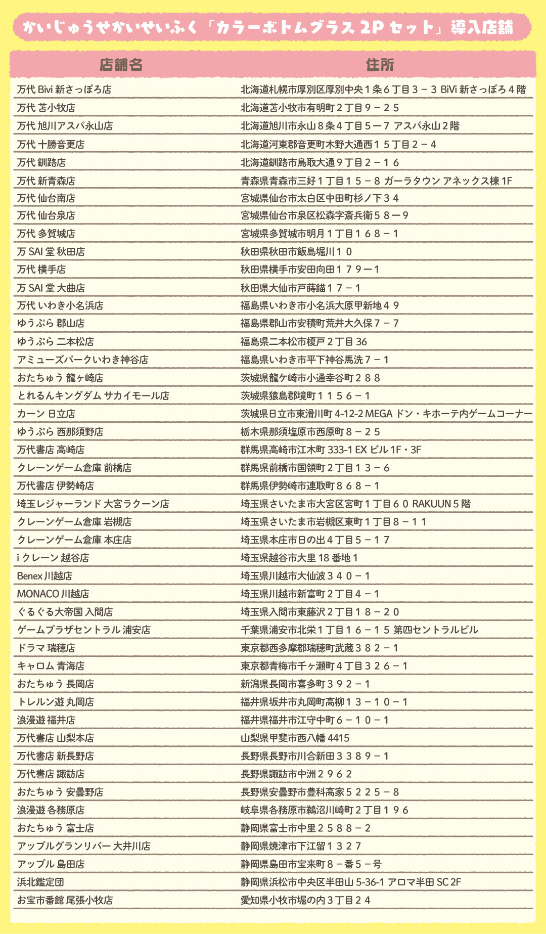 【処分・応相談】ゲーセンのプライム品ワンピースなど多数 GENIC』がプライズ化決定！｜おしらせ｜セガプラザ