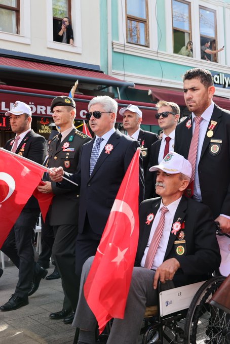 Sakarya’da 19 Eylül Gaziler Günü Yürüyüşü Düzenlendi