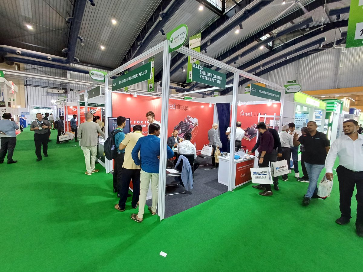 RedPitayaCom's tweet image. Wrapping up #electronicaIndia2025 🇮🇳

A big thank you to our distributor Brilliant Electro-Systems Pvt. Ltd. and everyone who joined us!

India is showing huge potential for test &amp;amp; measurement with compact, open-source solutions — we’re excited for what’s ahead!