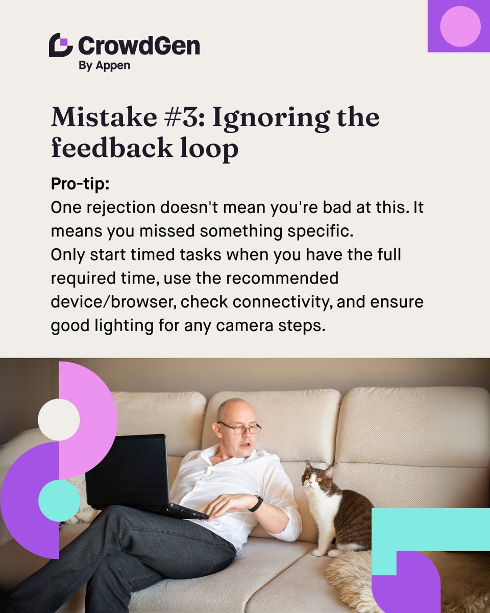 crowdgenbyappen's tweet image. Onboarding can feel long — but the payoff is worth it. It sets you up to succeed. ✨
Follow these three simple habits and you’ll be better prepared for projects. You’ve got this. 🙌

#AITraining #LLMTrainers #OnboardingTips #CrowdGen
