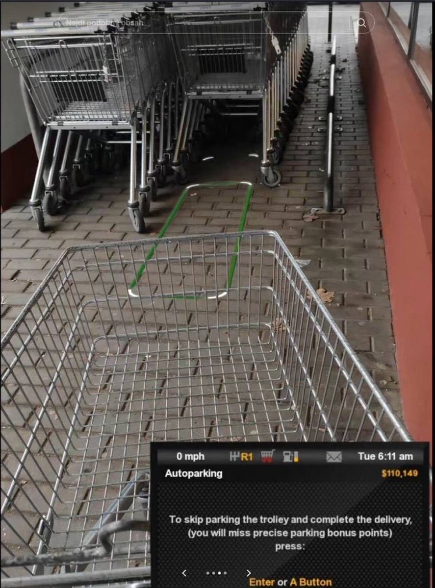 Think parking double trailers is hard? Try parking a trolley with a wobbly wheel😳