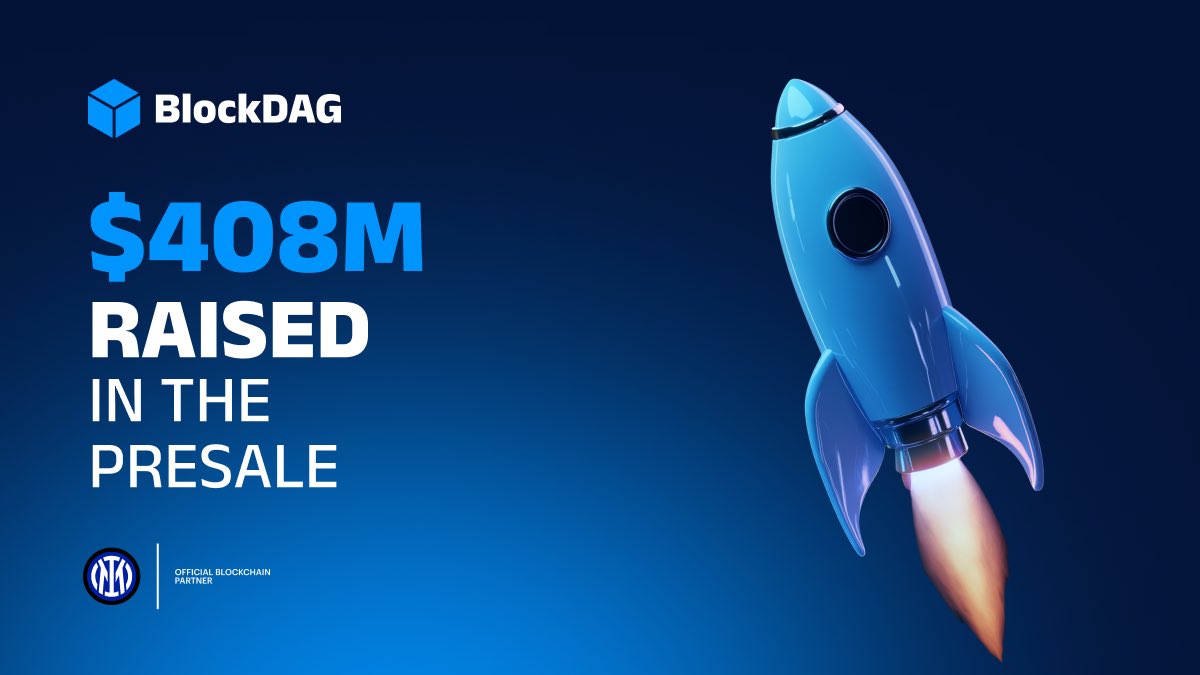 blockdagnetwork's tweet image. $408 MILLION RAISED IN THE PRESALE

⚡BlockDAG continues breaking barriers in crypto, backed by vision and trust. 💎

🌍A global community is shaping the future together, step in and be part of it. 👩‍🚀⭐️

👉Join before the next chapter begins: purchase3.blockdag.network

#BlockDag…