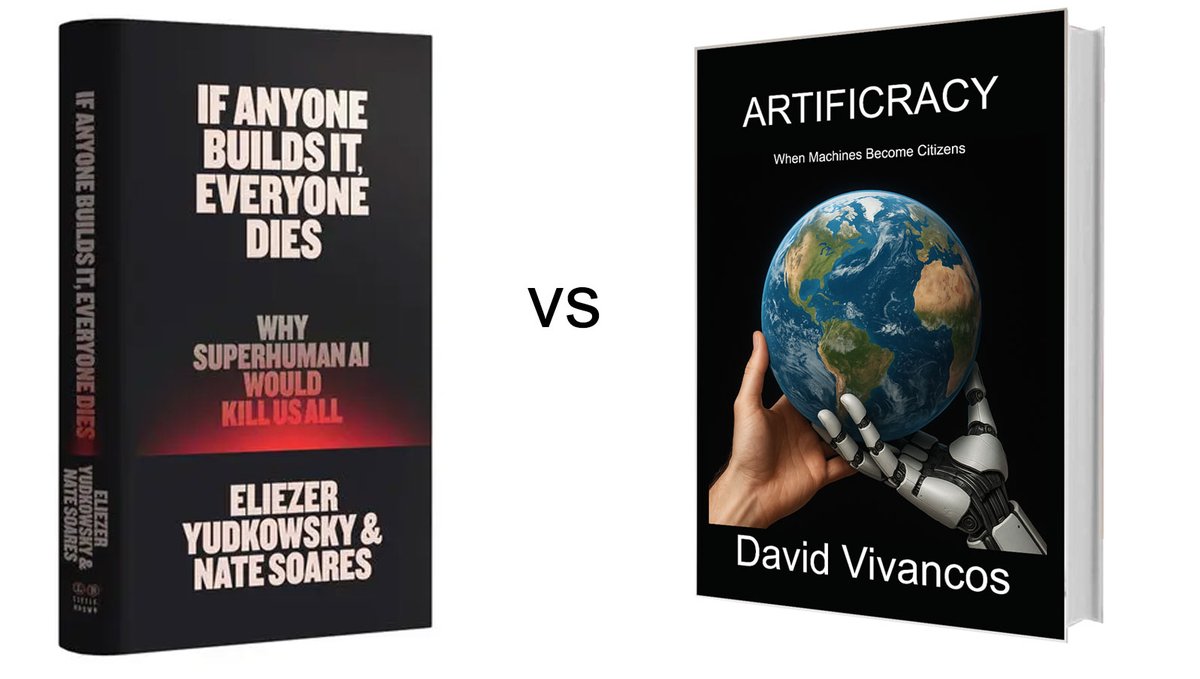 Sorry <a href="/ESYudkowsky/">Eliezer Yudkowsky ⏹️</a> <a href="/So8res/">Nate Soares ⏹️</a>  I can't agree, there are (still) other alternatives like artificracy.com 

Recomend read also for <a href="/tegmark/">Max Tegmark</a>  <a href="/Yoshua_Bengio/">Yoshua Bengio</a> and more, anyone and everyone should be involved and the more open the better for all in the lines of the comments by