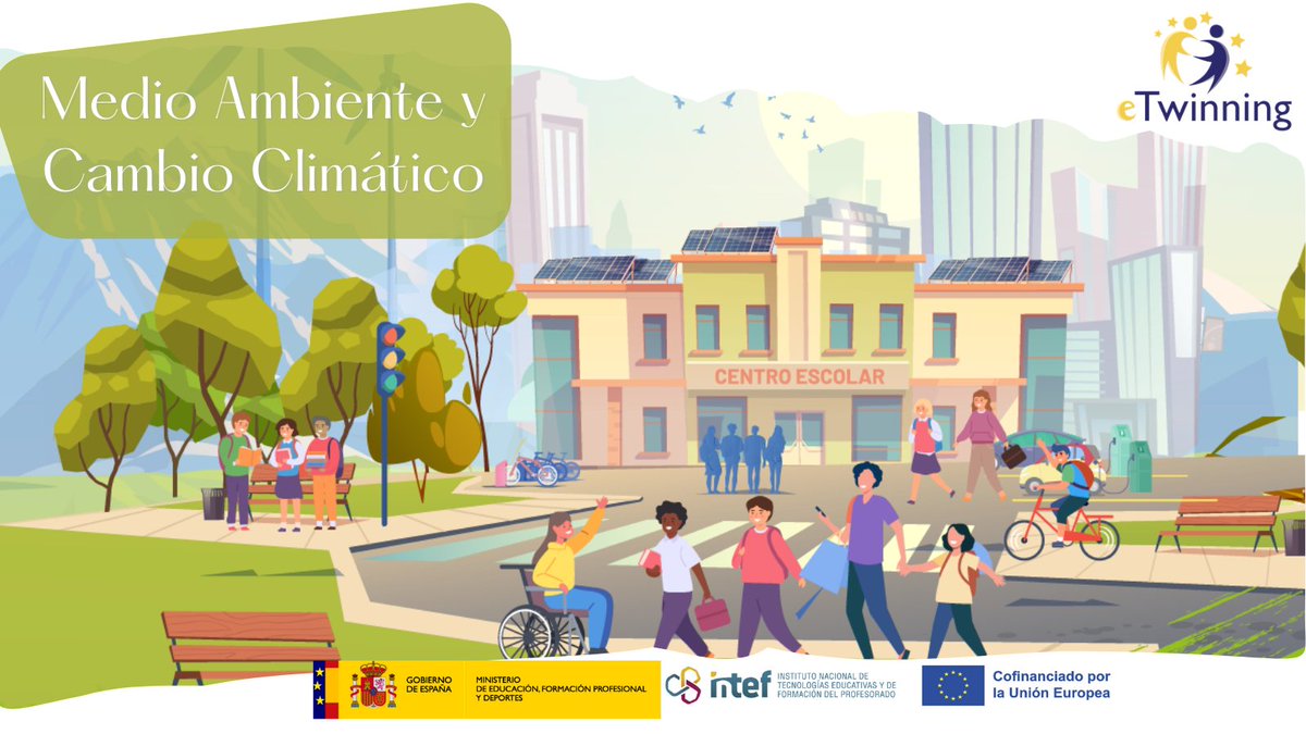 🌍 ¿Eres docente y te preocupa el cambio climático?
¡Inscríbete en el Encuentro Didáctico Nacional eTwinning!
🗓️ 20 oct - 7 nov
📚 Formación online (20h)
👥 Solo 100 plazas
🌱 Aprende, conecta y transforma tu aula.
🔗 Inscripción: bit.ly/45IO1iF
#eTwinning