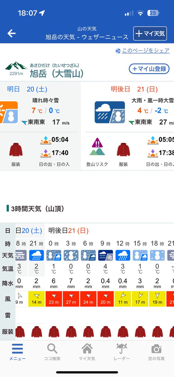goeskier's tweet image. 9月に天然雪滑れそう？
きむ兄現地レポよろしくお願いします！