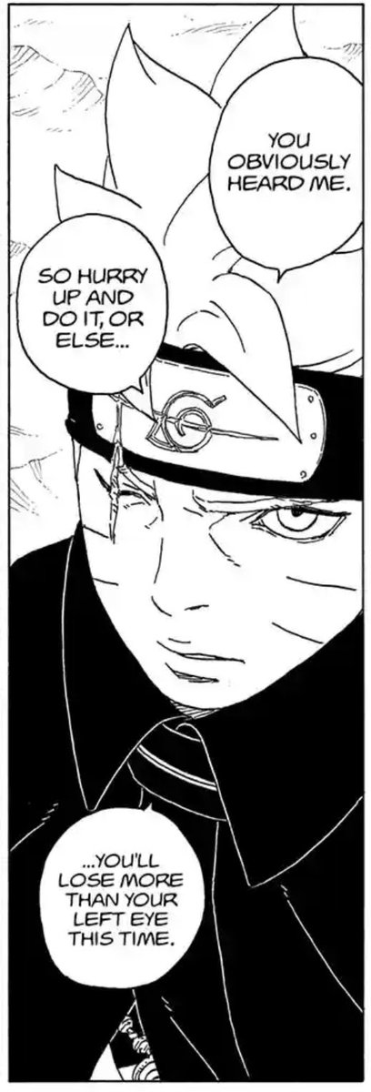 Genkoow's tweet image. I miss Boruto with handband already 😔