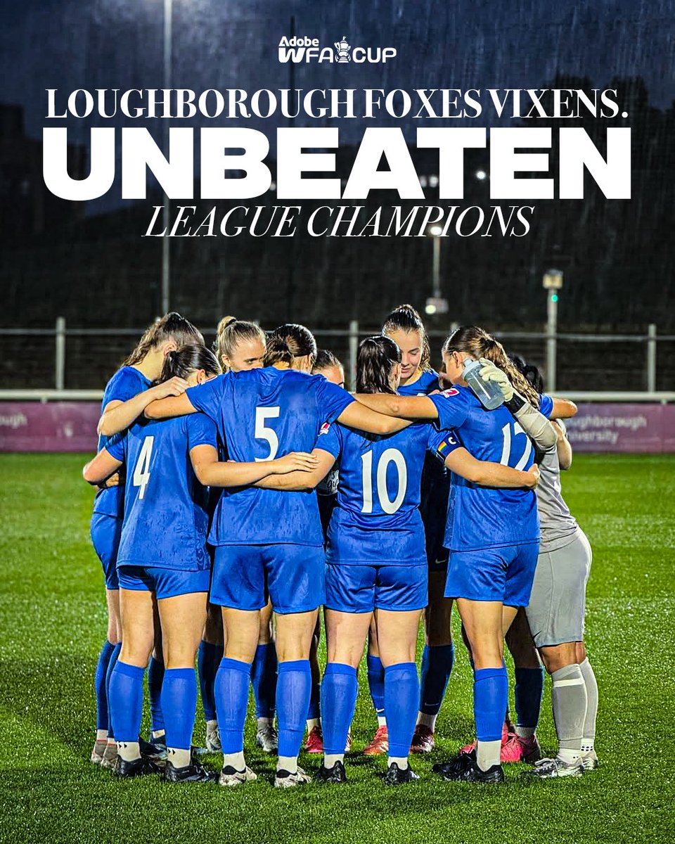 Last season, <a href="/LboroFoxes/">Loughborough Foxes</a> went unbeaten in the league to win the East Midlands Central Division title 👏

They face a tough test in Nottingham Trent University in the #AdobeWomensFACup second round qualifying this weekend 🏆