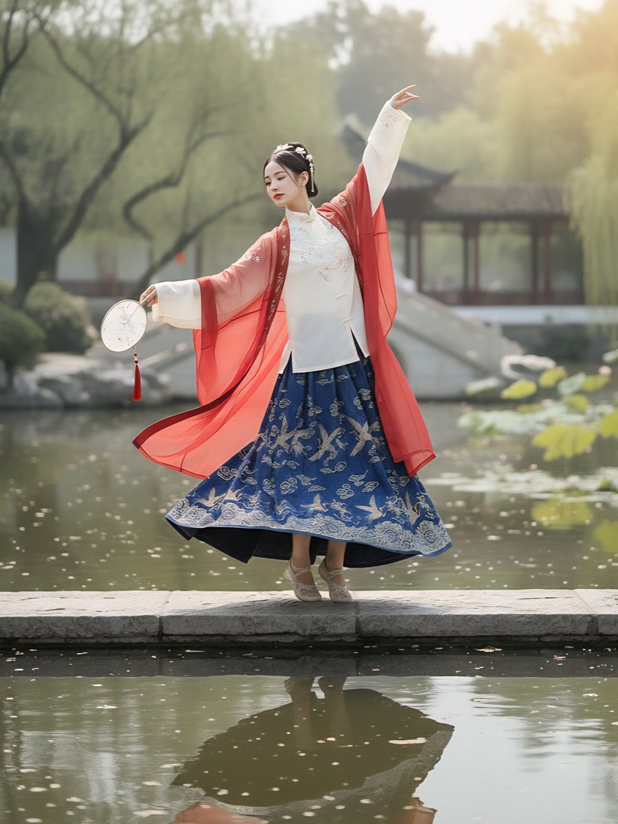 AGingerPurple's tweet photo. Every step in a traditional garden is a dance. Every movement, a poem. Bringing ancient elegance and modern grace together in this moment. ✨ #Dance #Dancer #ClassicalDance #Hanfu #ArtisticPose #Photography #CulturalFashion #ChineseDance #Elegant https://t.co/51v11WMdhB