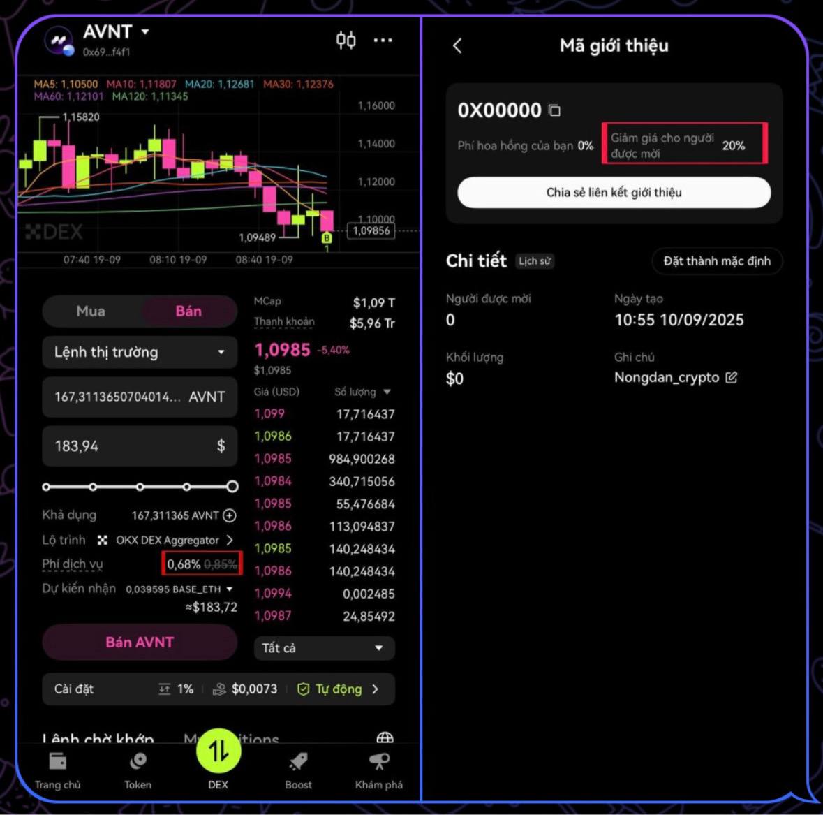 nongdan_crypto_'s tweet photo. Get 20% off trading fees on #Okx DEX with code: 0X00000

➡️ Join Here: https://t.co/MnKIyTmeKf