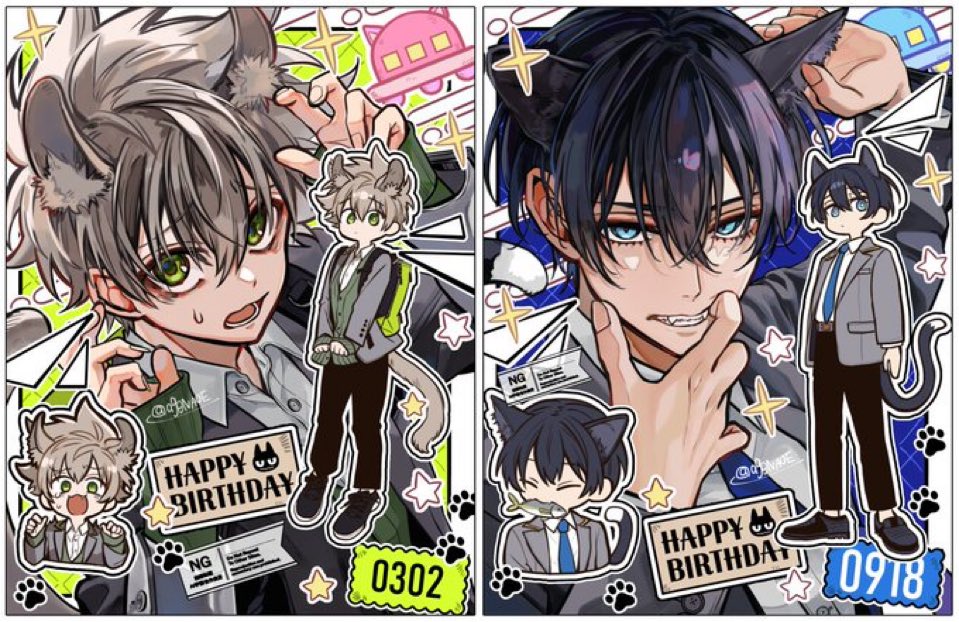 👾Translation Here are the two main characters🐱 #tokyoaliens
