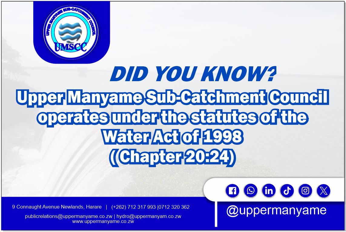 Upper Manyame Sub Catchment Council (@uppermanyame) on Twitter photo 