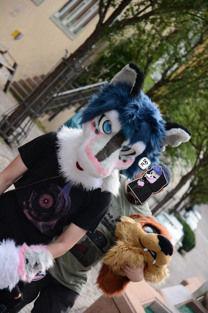 The deed is done! No more otters for this #fursuitfriday, the fish have won!

feat <a href="/iKeksiiii/">Keksiiii🦦</a> (somewhat)

📸: <a href="/Oposum8/">Oposum🔜 JmoF</a>