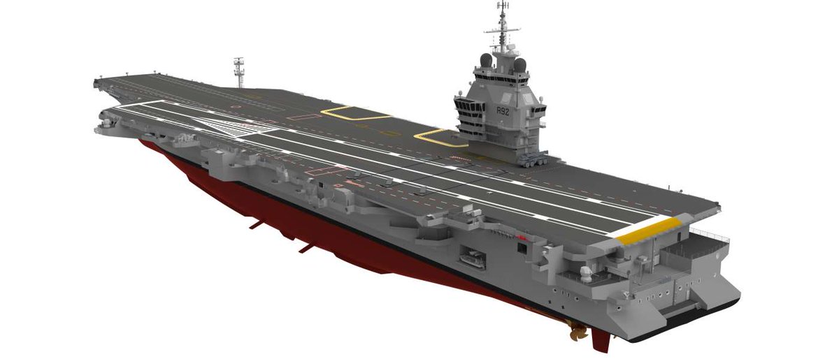 top_force's tweet image. ⚓️🇫🇷 #PANG Dimensions : 310 x 90 (largeur max du pont d&apos;envol, 39 m à la flottaison) x 10,8 mètres. Déplacement : 78 000 tonnes à pleine charge