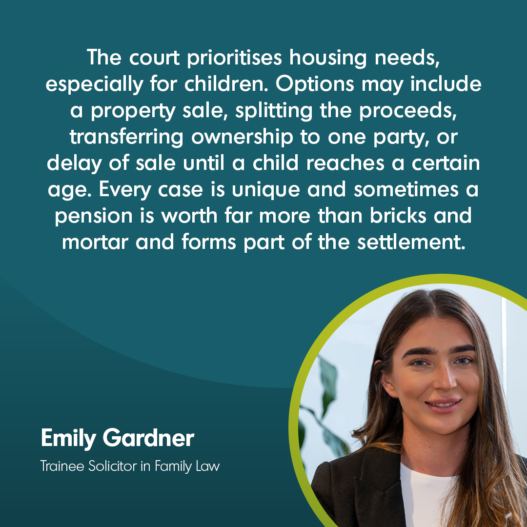 Q&amp;A with Emily Gardner 🏡
What happens to the family home when we divorce?

Emily in our family law team explains in our latest Q&amp;A series.
👉 Swipe through to see the question and answer!

 #FamilyLaw #LegalQandA #FamilyHome #SeparationAdvice #DivorceQuestions #FamilyMatters