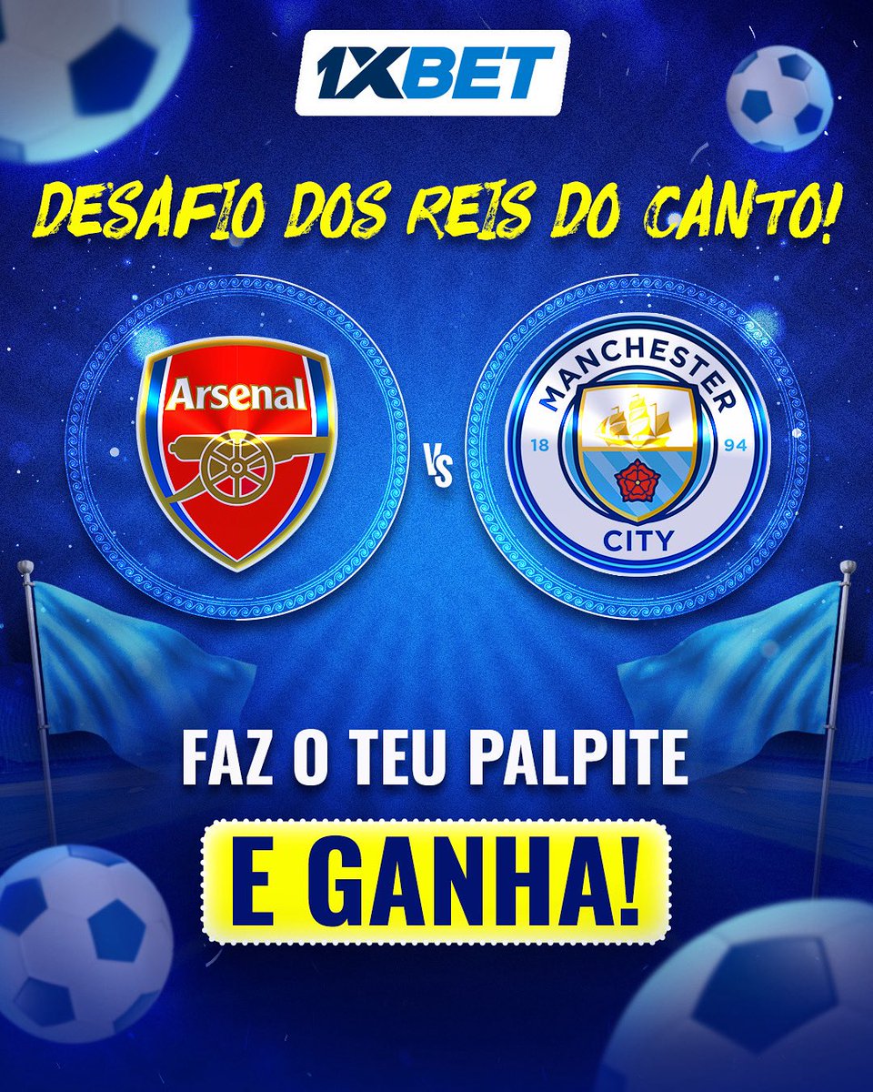 1xbet_gw's tweet photo. ⚽ CORNER KINGS 🏁
Arsenal vs Man City — quem chega a 5 cantos primeiro?
🔹 Palpite + ID
🔹 Segue-nos
🔹 Comenta antes de 21/09
🏆 3 códigos de 5500 XOF!
📢 Resultados 22/09
#1xBet #CornerChallenge #Arsenal #ManCity https://t.co/UWZkhXclyv