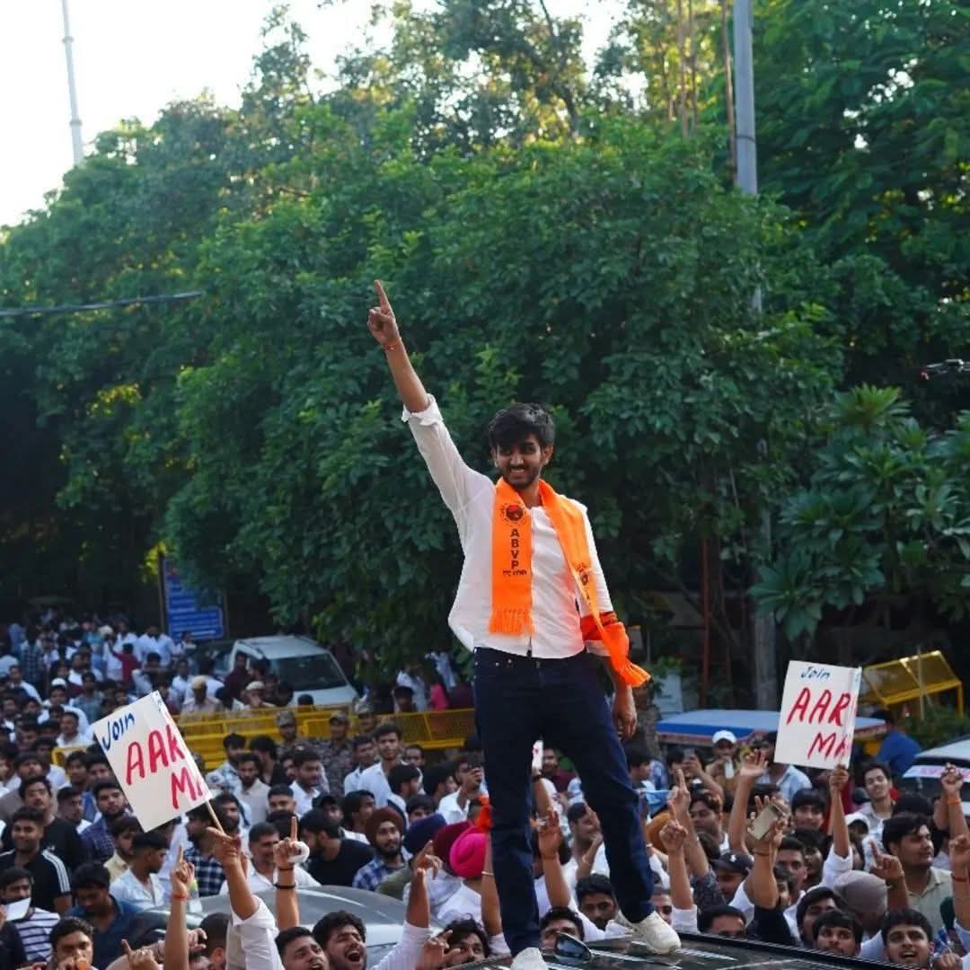 saurav_awasthii's tweet image. Congratulations @aryanmaanabvp on becoming DUSU President! 
 
दिल्ली यूनिवर्सिटी छात्र संघ चुनाव में ABPV को मिली प्रचंड जीत पर बधाई एवं शुभकामनाएं  !!

#DusuElections2025 #ABVP4DUSU