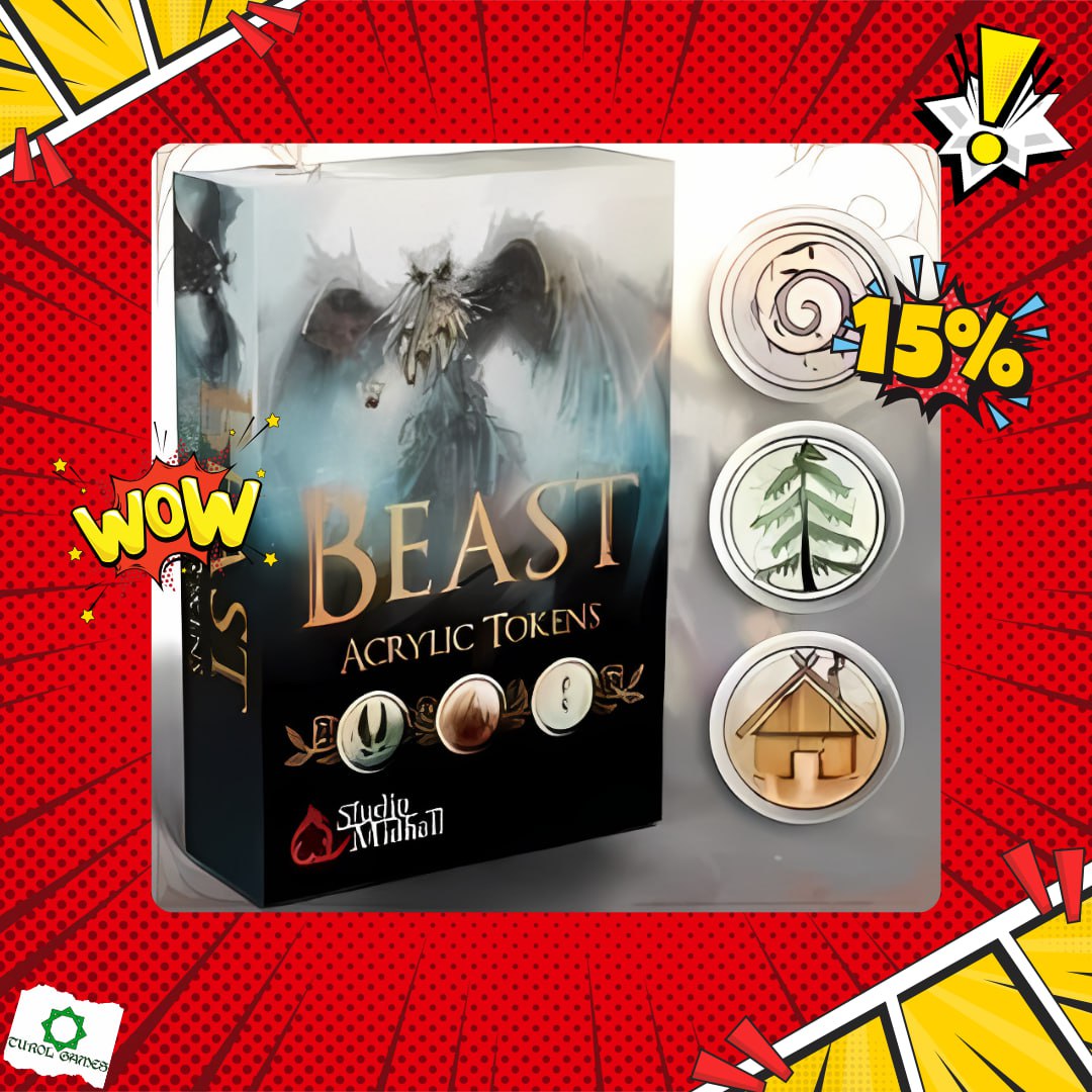 Beast <a href="/Bumble3ee_Int/">Bumble3ee Interactive</a> 

Beast: Shattered Isles (Castellano)
Beast: Pack de Miniaturas
Beast: Shattered Isles Miniaturas
Beast: The Great Hunt - Incluye Miniaturas (Castellano)
Beast: Tokens Acrílicos
Beast: Enconos Metálicos (Monedas)

Resérvalos en el link
turolgames.com/es/?mot_q=beas…