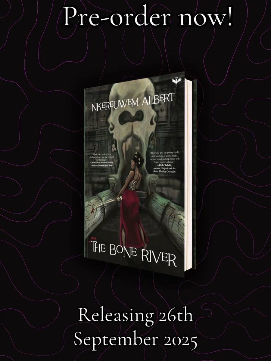 My debut novel is out in SEVEN DAYSSS

Preorder: ouidalagos.com/product/pre-or…