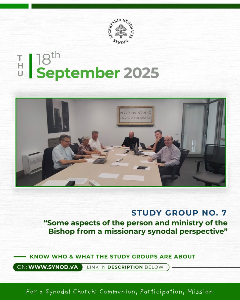 Synod_va's tweet image. This week, the General Secretariat of the #Synod hosted meetings of various #StudyGroups that are continuing their reflections with the aim of presenting the fruits of their reflection to #PopeLeoXIV by 31 Dec &apos;25. The reports will soon be available on synod.va