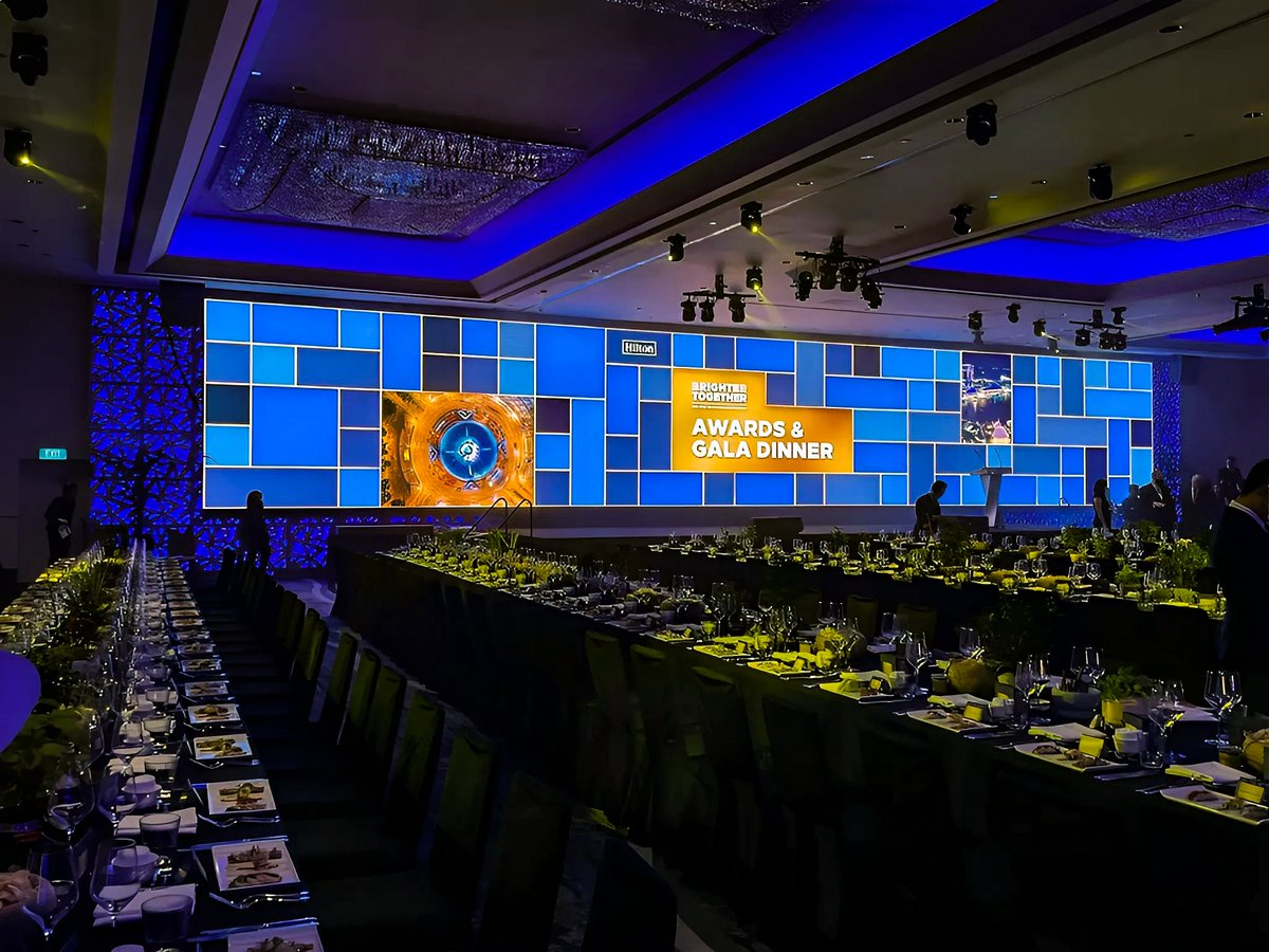 AOTOElectronics's tweet image. Hilton Singapore chose AOTO U Series LED wall to make every event shine brighter. ✨
Clear visuals, lasting impact.
#AOTO #Hilton #LEDWall #Hospitality