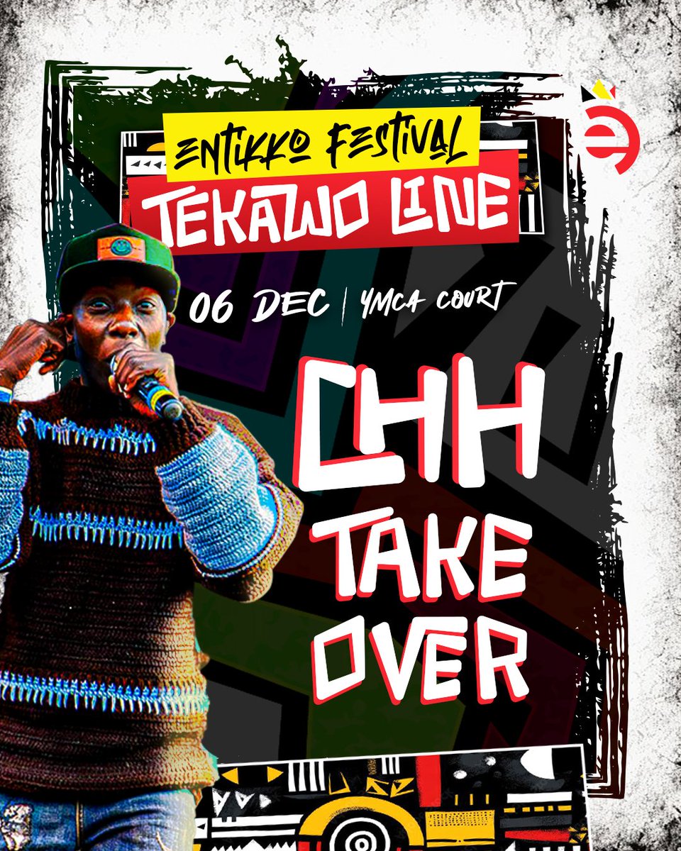 One night. One stage. One vibe. The CHH Take Over 🕺🎤 Mark your calendars - 6th December | YMCA Basketball Court #tekawoline #EntikkoFestival25