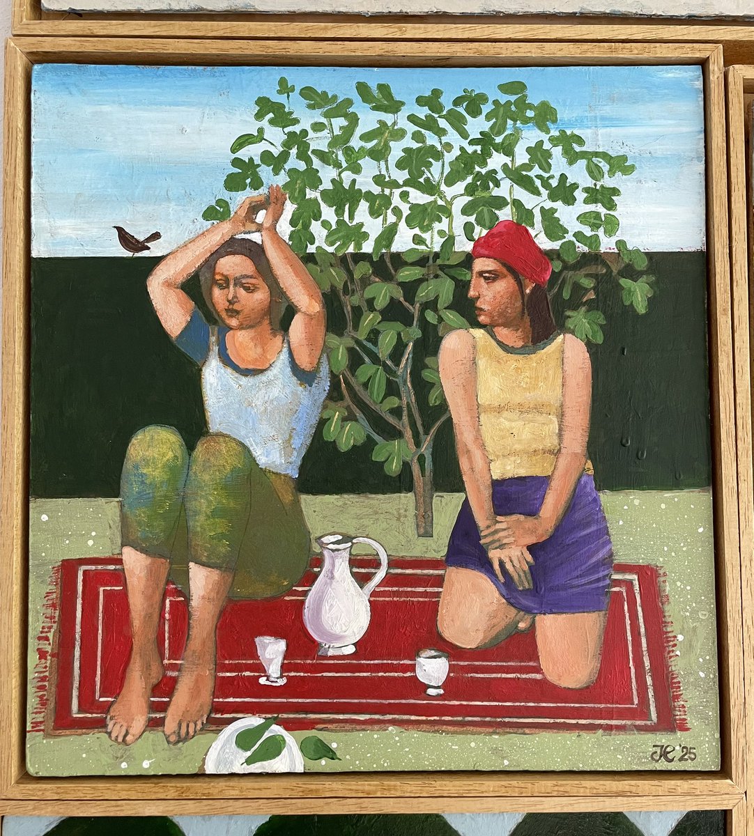 kasmaty's tweet photo. 23 small paintings and a detail of one. @swindonopen next 2 weekends. Venue 8 52, St.Margaret’s Road #TimCarroll . Sold separately or as a whole. https://t.co/5mOTcbwkcZ