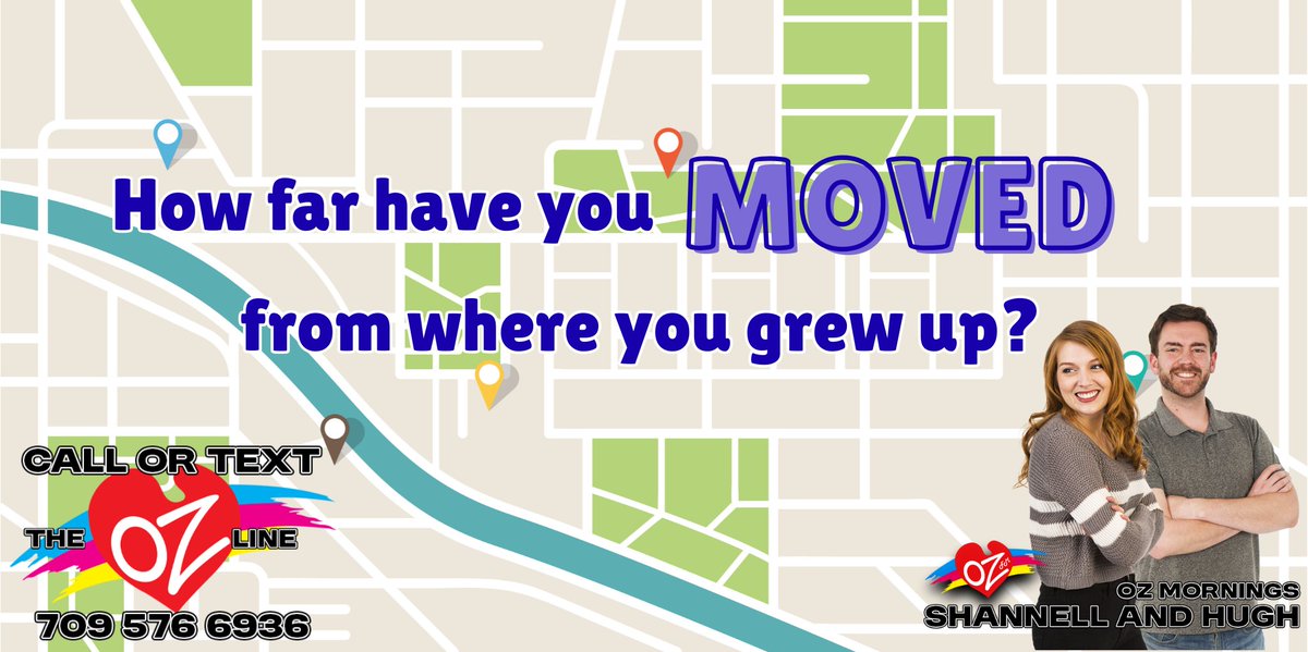 Maybe it's across the country, maybe it's across the street.
-OZ Mornings