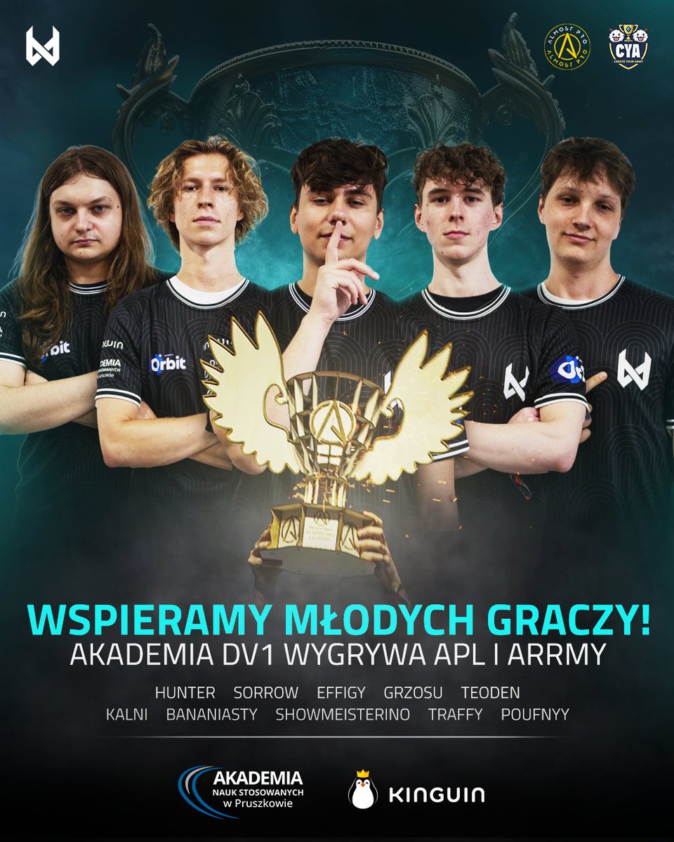 Kiedy wbijasz na LAN-a i wracasz ze wszystkim, co było do zgarnięcia 🔥

Na <a href="/MeetAtRift/">Meet at Rift</a> w Łodzi dowieźliśmy najpierw zwycięstwo w <a href="/AlmostPro_LoL/">ALMOST PRO</a> a potem <a href="/ARRMYgg/">arrMY</a> 🏆

Niezastąpiony <a href="/1Hunterlol/">Hunter</a> prowadzi drużynę już 2 sezony i to widać, ekipa rośnie z meczu na mecz.

Ogromne propsy